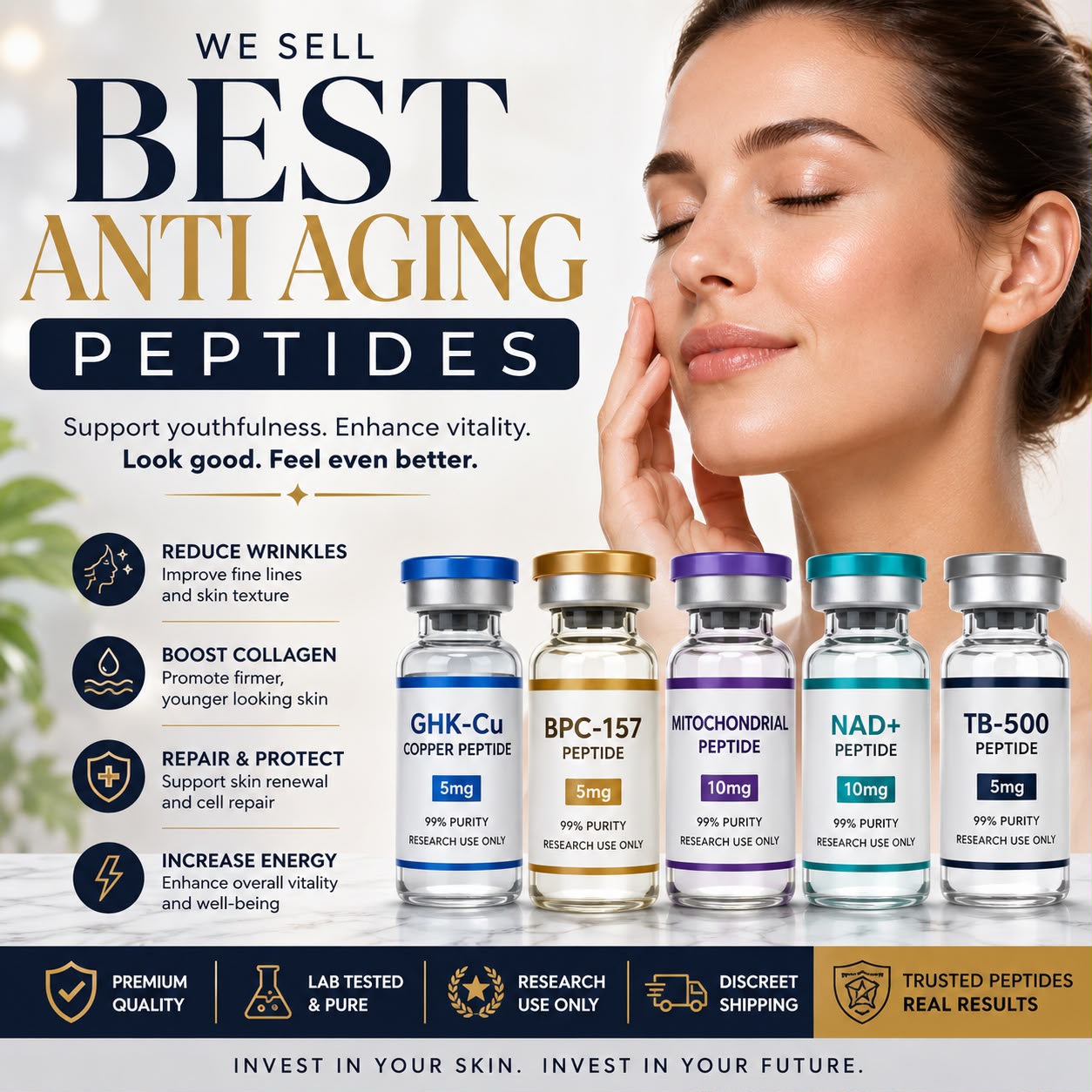 Best Anti-Aging Peptides